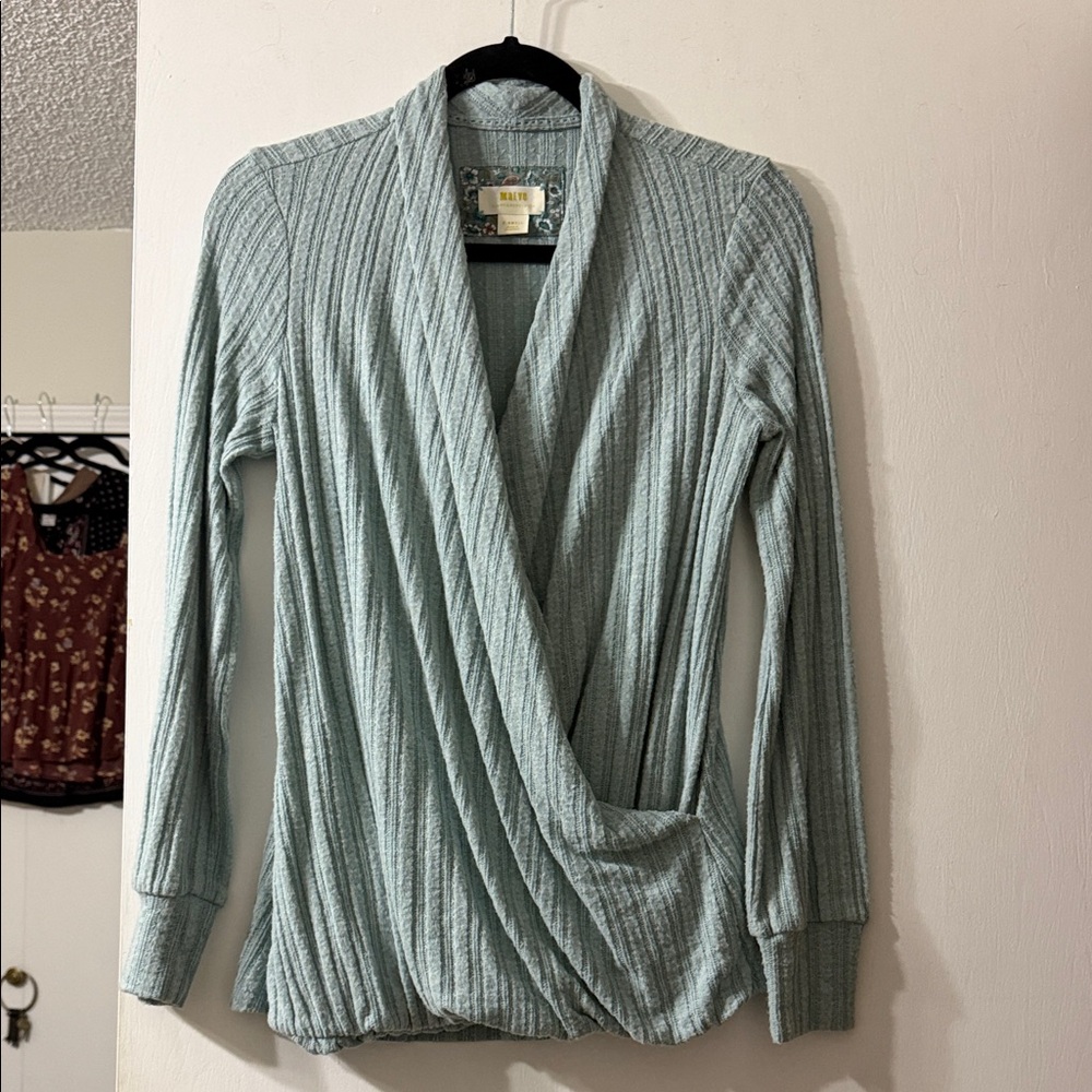 Maeve Knit Top - Pale Blue